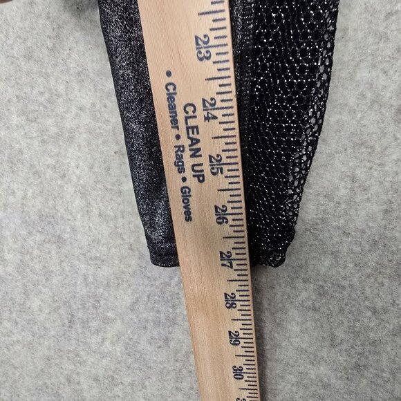 All Mesh Up Womens Shimmer Leggings With Pockets  L Polyester Spandex - Picture 5 of 6